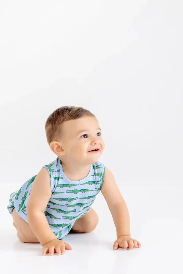 Patton Play Bubble - See Ya Later Alligator Boy Bubble Beaufort Bonnet 