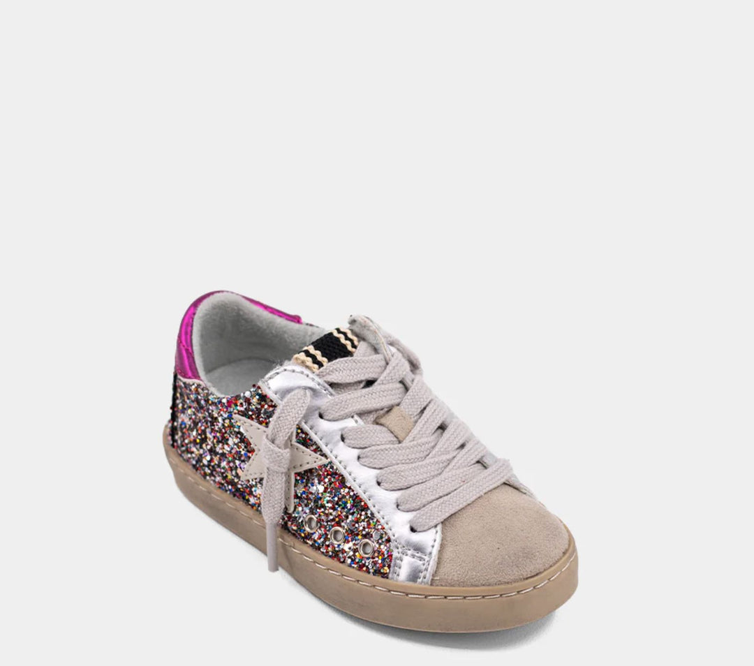 Paula Mini Sneakers - Multi Sparkle Children Shoes ShuShop 