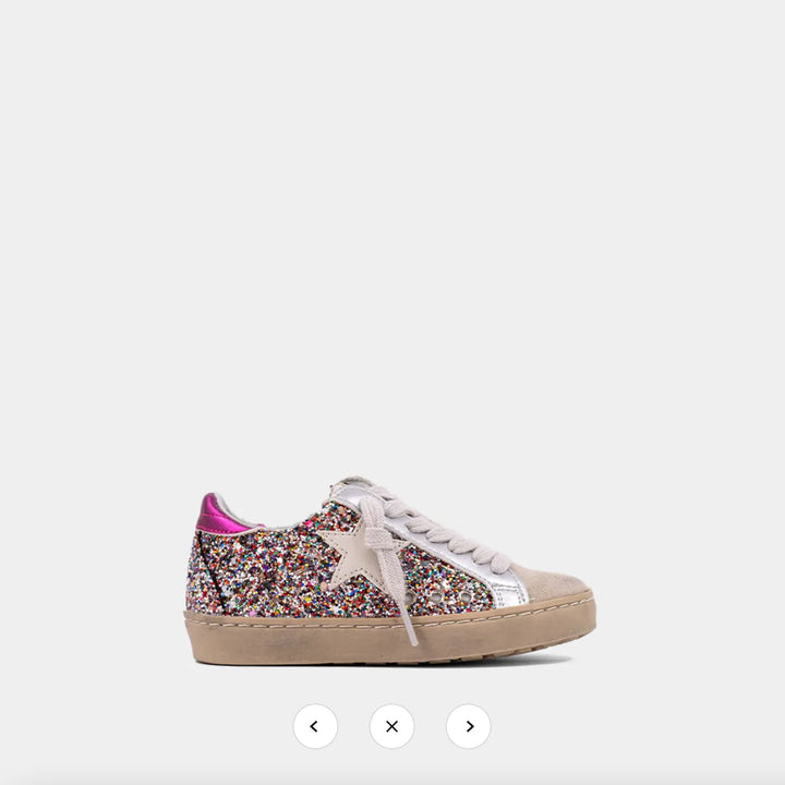 Paula Mini Sneakers - Multi Sparkle Children Shoes ShuShop 