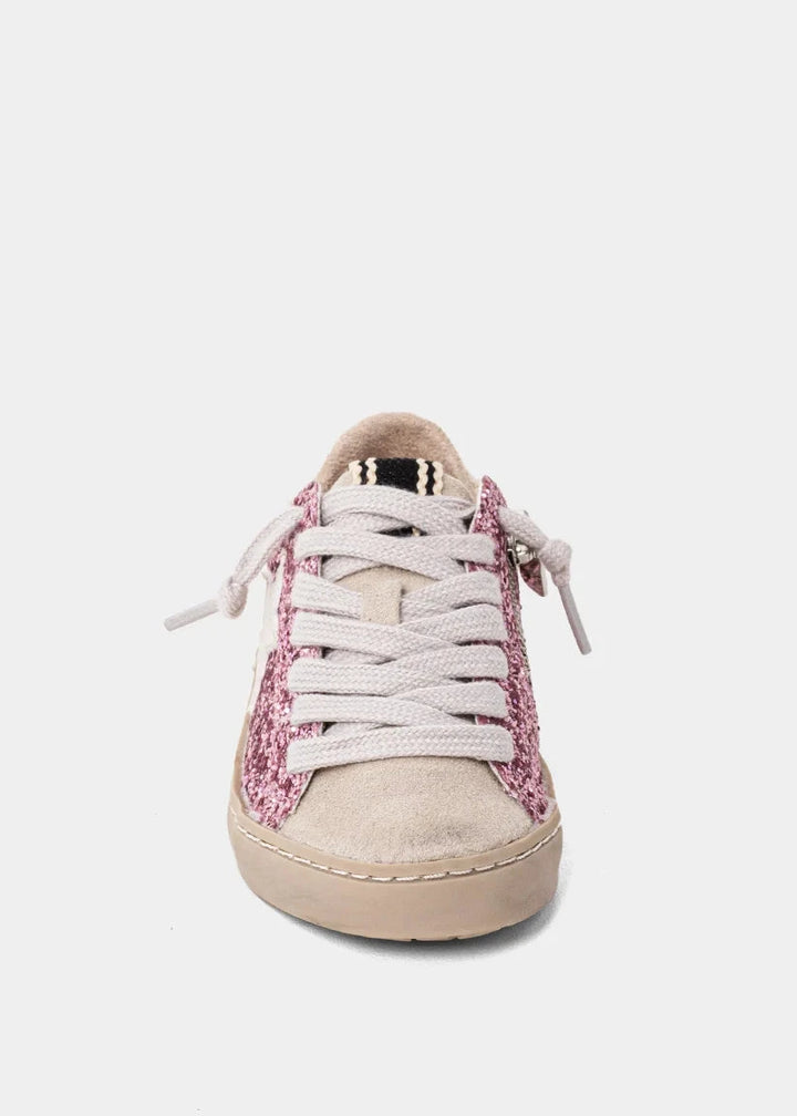 Paula Toddler Sneakers - Fuchsia Glitter Children Shoes ShuShop 