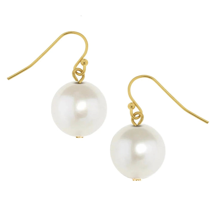 Pearl Drop Earrings Womens Earrings Susan Shaw 
