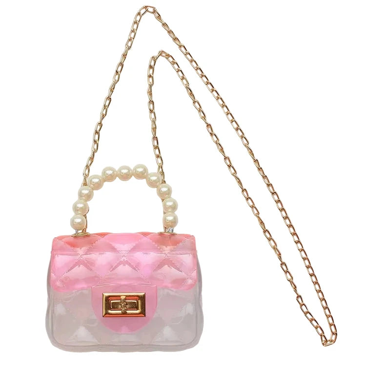 Pearl Ombre Jelly Bag Girl Purse Sparkle Sisters 