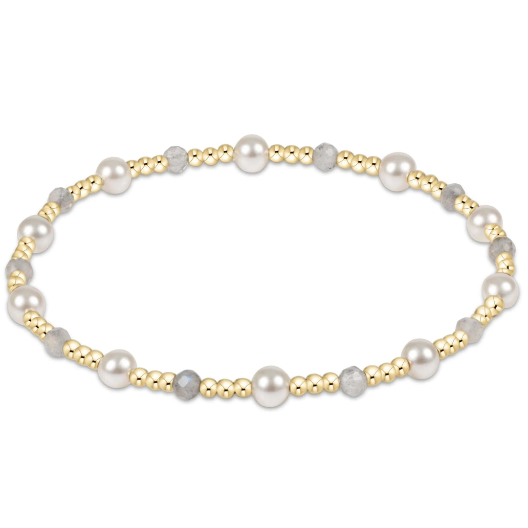 Pearl Sincerity Pattern 4mm Bead Bracelets Womens Bracelet ENewton Labradorite 