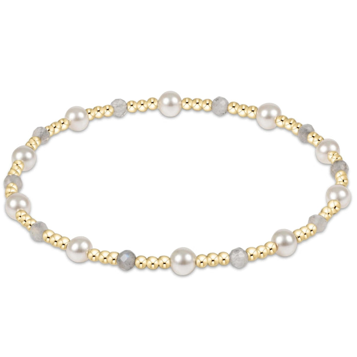 Pearl Sincerity Pattern 4mm Bead Bracelets Womens Bracelet ENewton Labradorite 