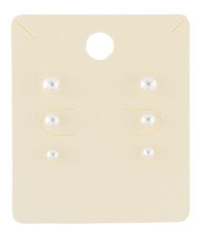 Pearl Stud Earrings Set Womens Earrings Golden Stella 