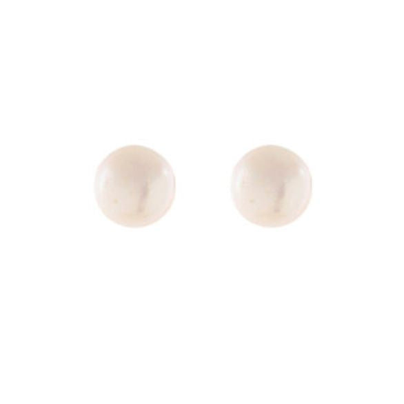 Pearl Stud Womens Earrings Golden Stella 