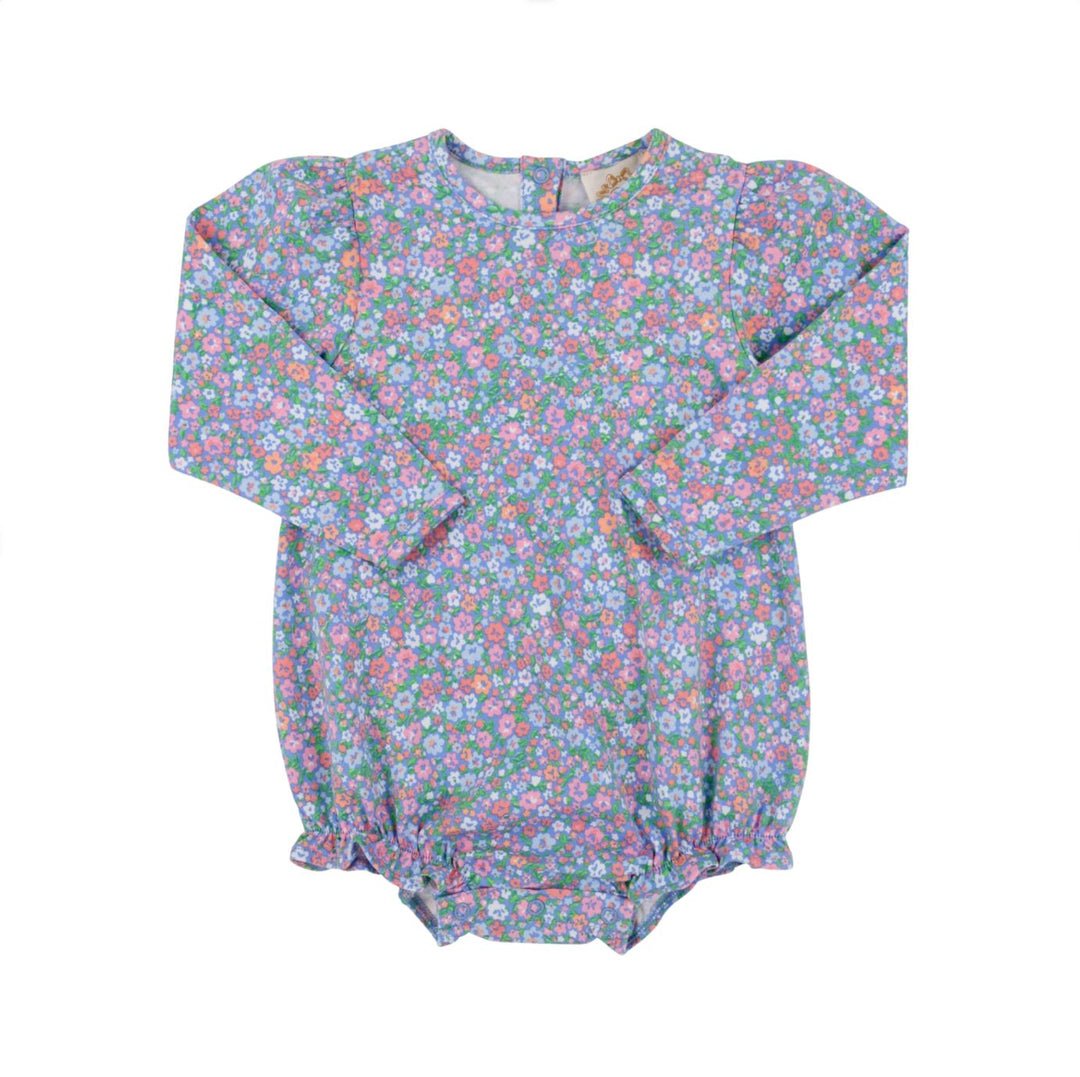 Penny's Play Bubble - Long Sleeve - Mountain Brook Mini Floral Girl Bubble Beaufort Bonnet 