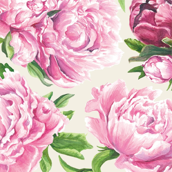 Peony Cocktail Napkins Cocktail Napkins Hester and Cook 