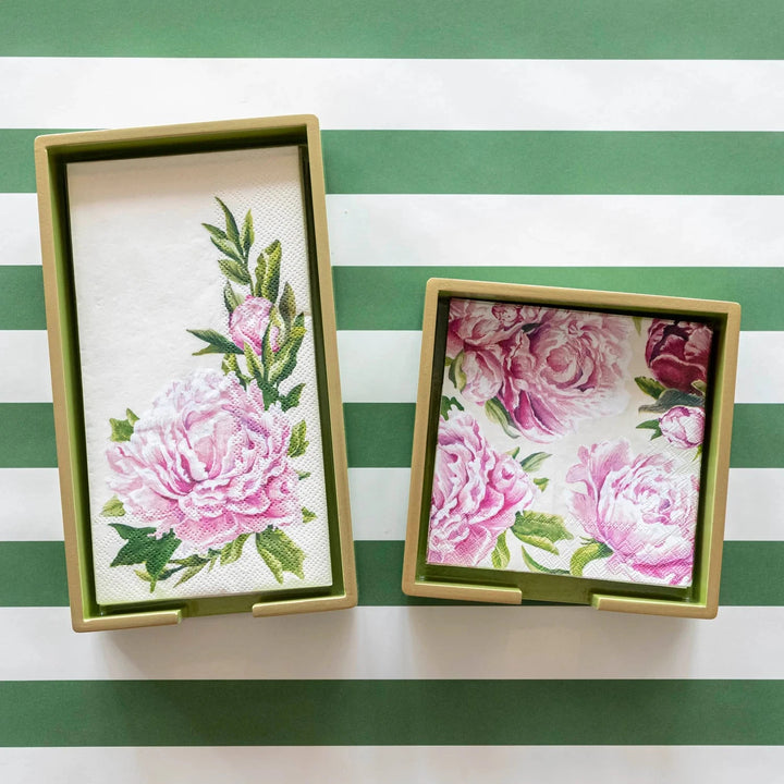 Peony Cocktail Napkins Cocktail Napkins Hester and Cook 