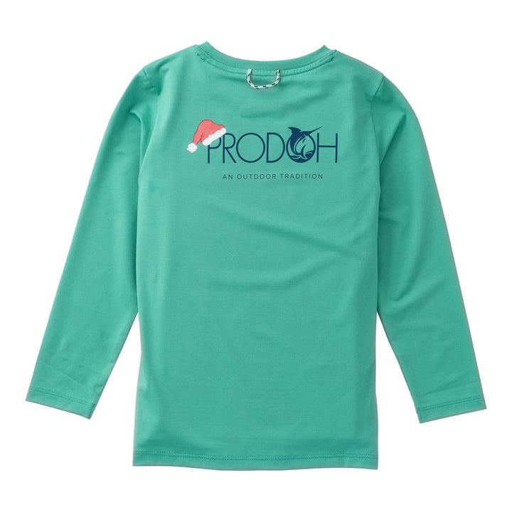 Performance Long Sleeve T-Shirt - Holly Green Boy Shirt Prodoh 