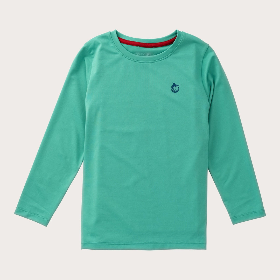 Performance Long Sleeve T-Shirt - Holly Green Boy Shirt Prodoh 