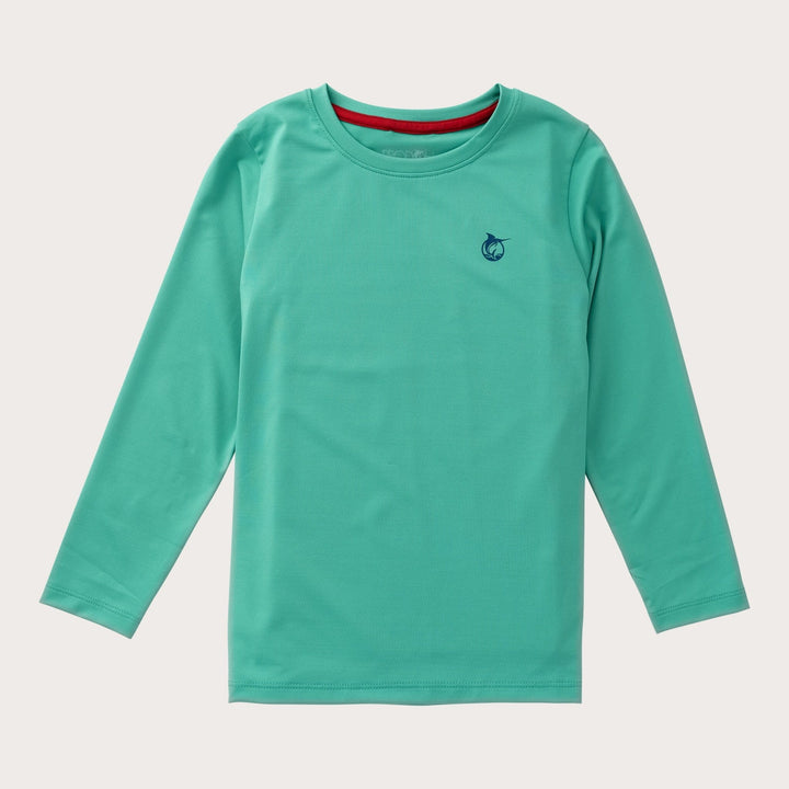 Performance Long Sleeve T-Shirt - Holly Green Boy Shirt Prodoh 