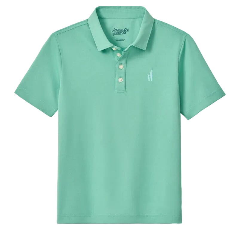 Performance Mesh Jr. Stevie Polo - Cilantro Boy Shirt Johnnie-O 