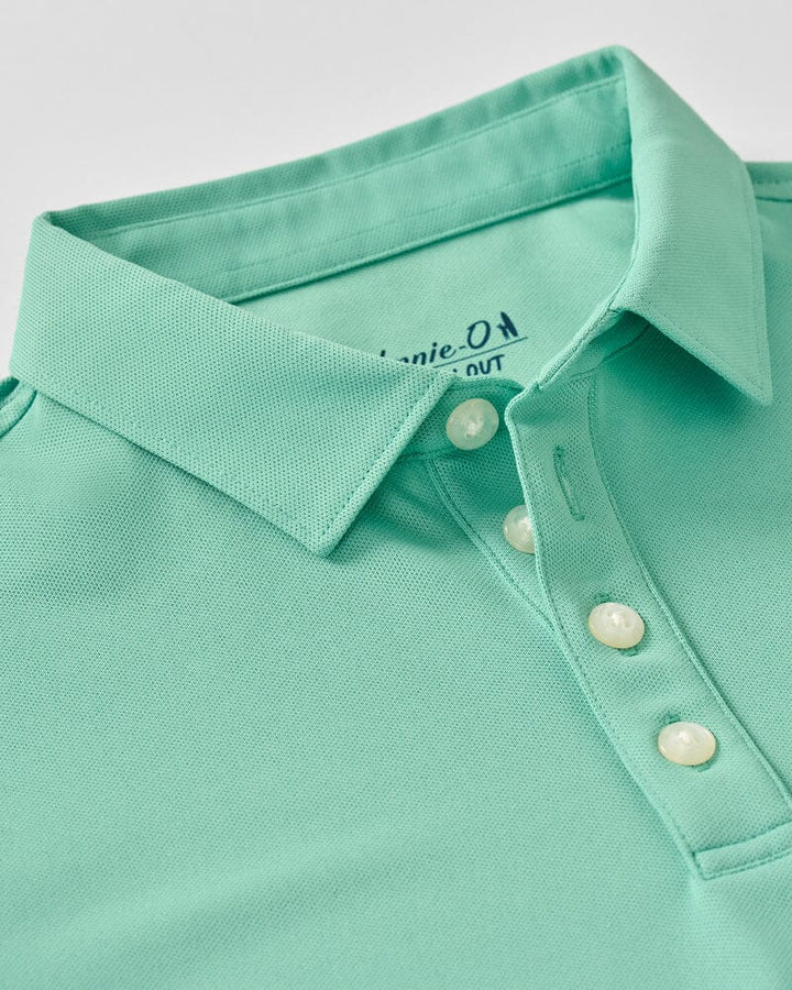 Performance Mesh Jr. Stevie Polo - Cilantro Boy Shirt Johnnie-O 