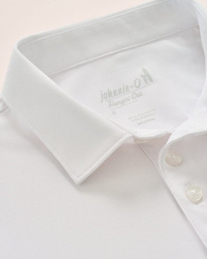 Performance Mesh Jr. Stevie Polo - White Boy Shirt Johnnie-O 