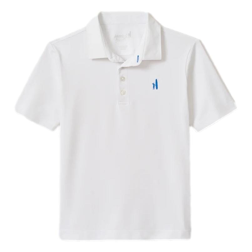 Performance Mesh Jr. Stevie Polo - White Boy Shirt Johnnie-O 