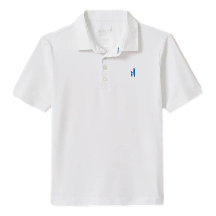 Performance Mesh Jr. Stevie Polo - White Boy Shirt Johnnie-O 