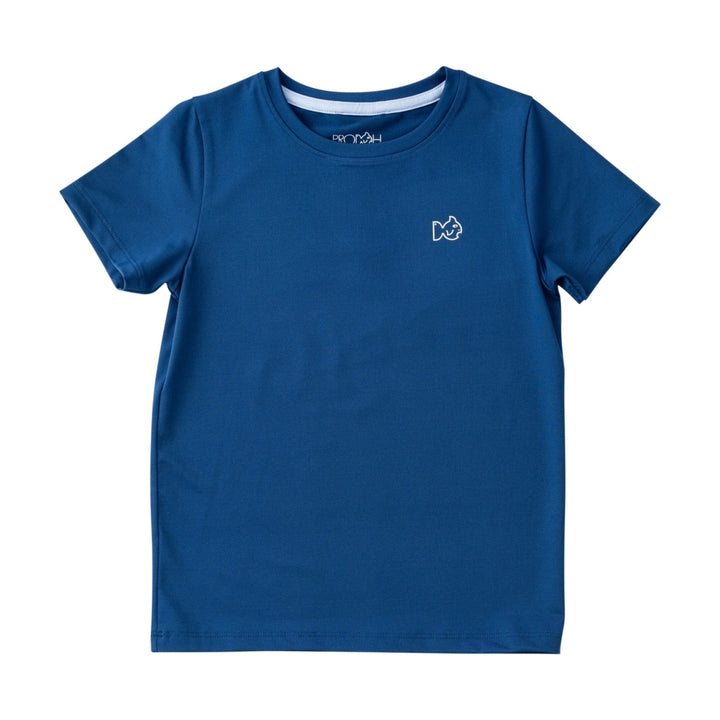 Performance T-Shirt - Navy Peony Boy Shirt Prodoh 