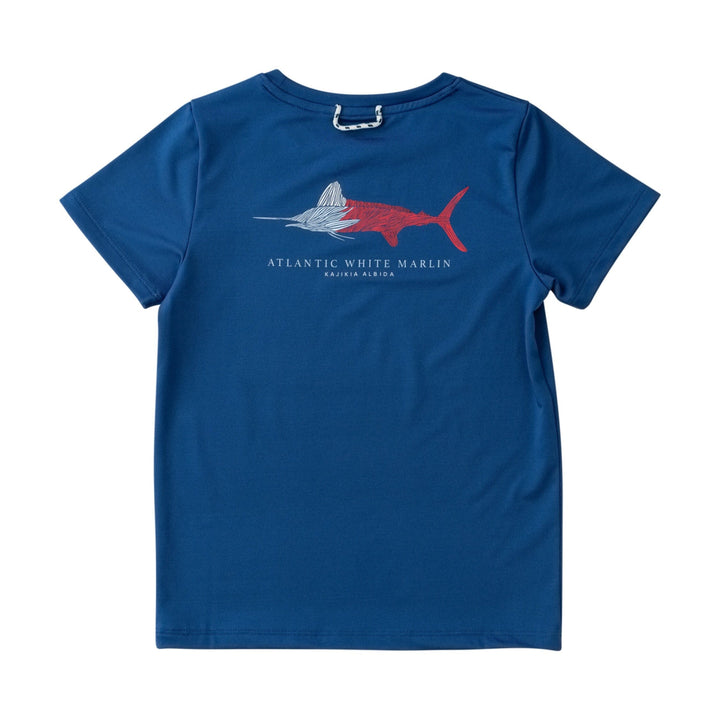 Performance T-Shirt - Navy Peony Boy Shirt Prodoh 