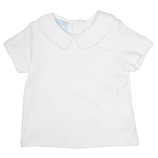 Peter Pan Collar Shirt Boy Diaper Set Petit Bebe 