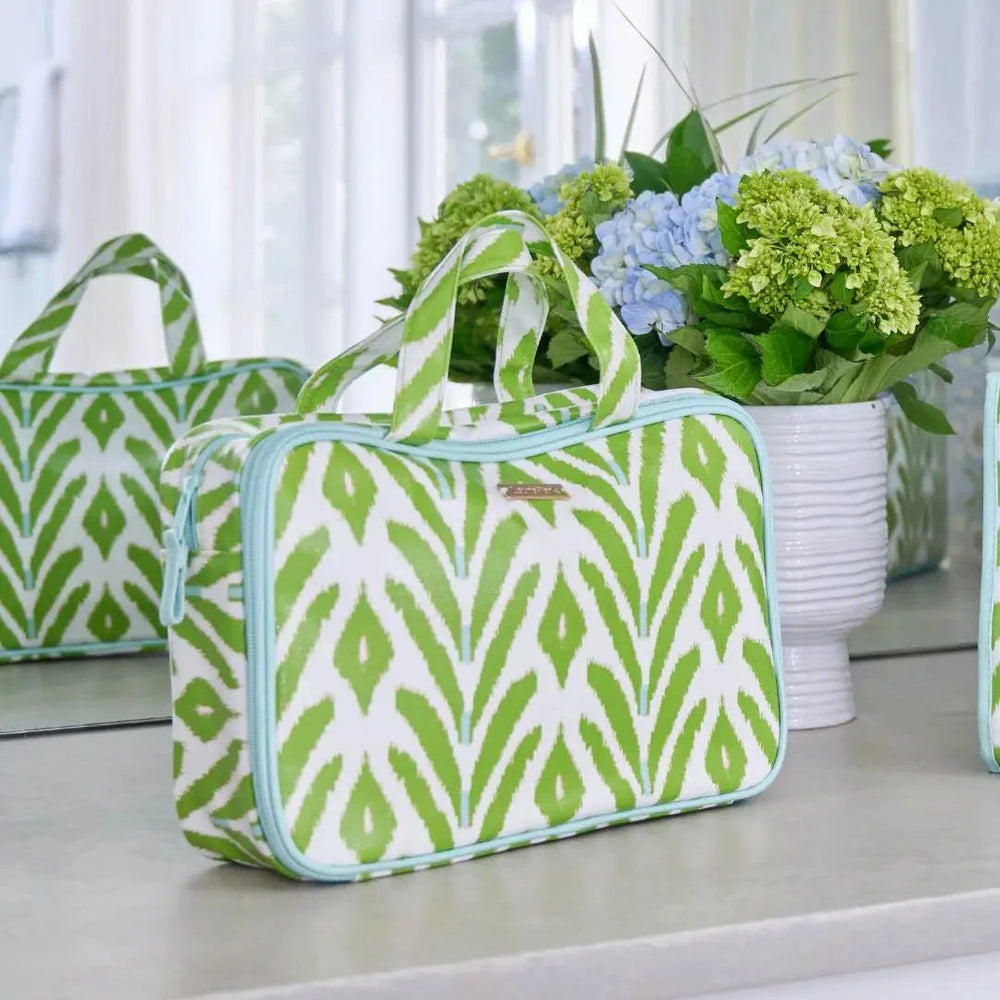 Petite Frond Green Travel Case Cosmetic/Accessories Bags Laura Park Design 