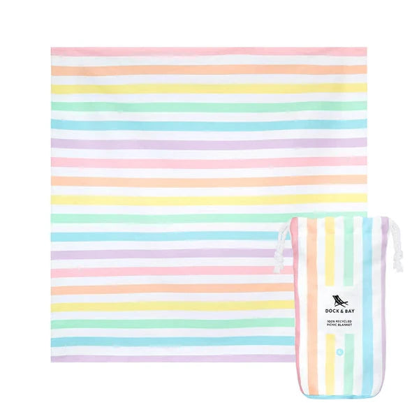 Picnic Blanket - Unicorn Waves Picnic Blanket Dock and Bay 
