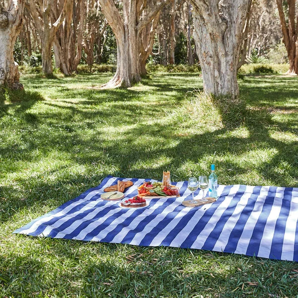 Picnic Blanket - Whitsunday Blue Picnic Blanket Dock and Bay 