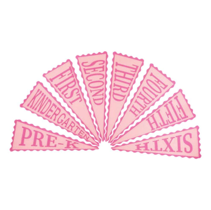 Picture Perfect Pennants - Romany Rose with Palm Beach Pink Photo Prop Beaufort Bonnet 