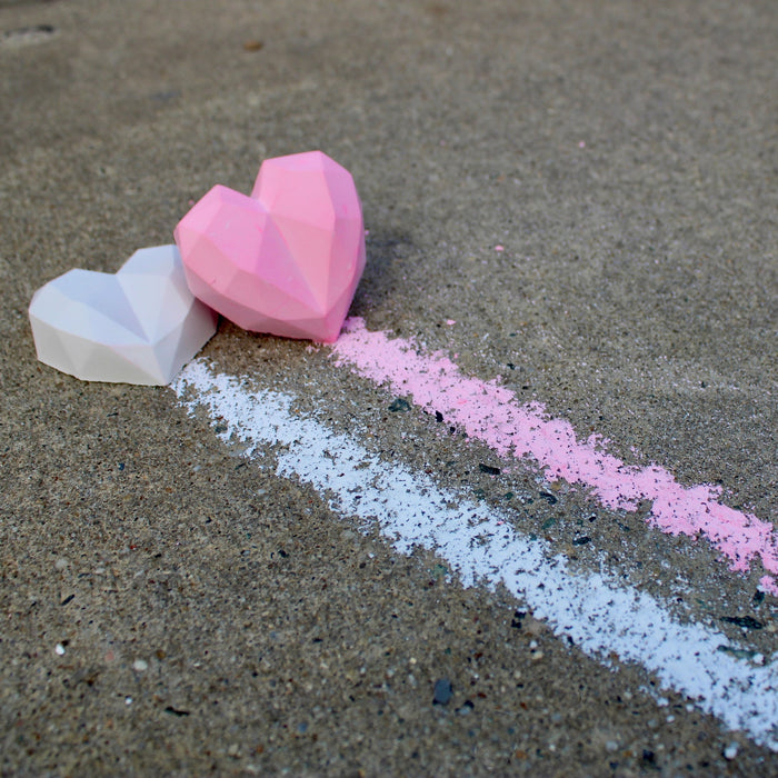 Piece of My Heart Handmade Sidewalk Chalk Chalk Twee Chalk 