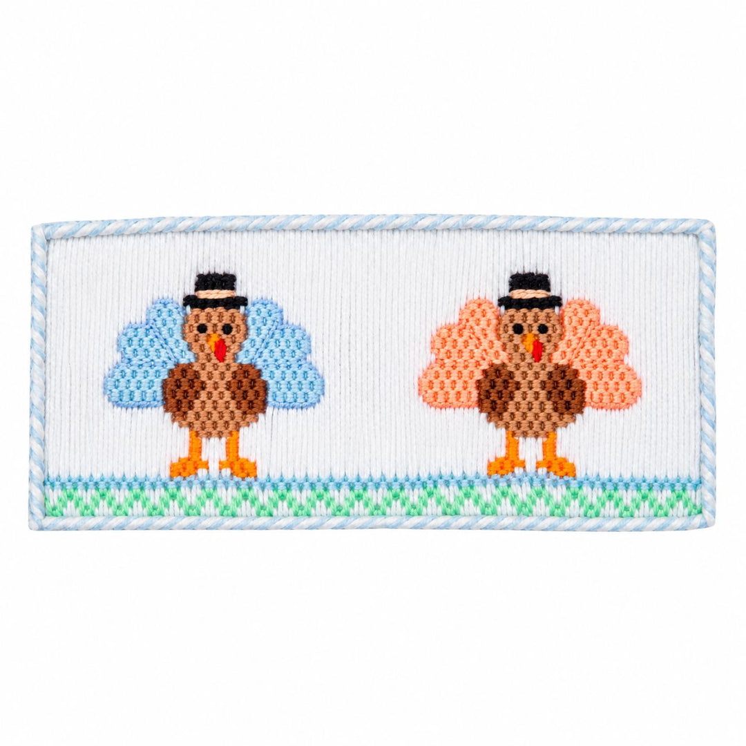 Pilgrim Turkey Smocked Knit Pant Set Boy Set Petit Bebe 