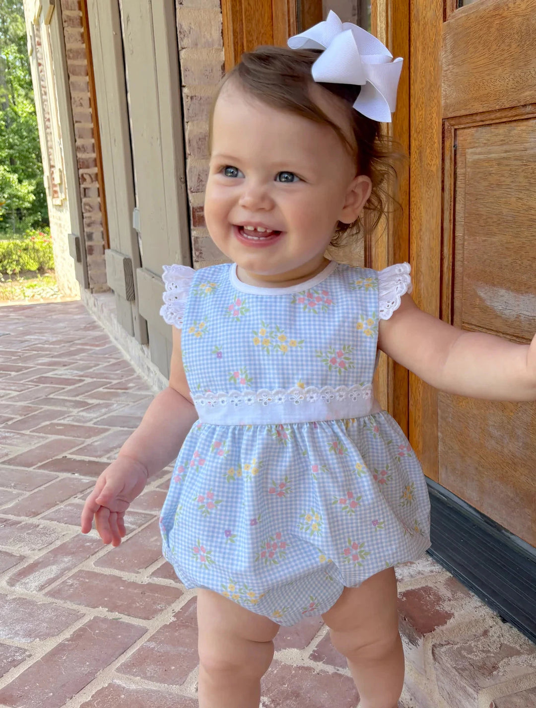 Pinafore Bubble - Spring Time Blooms Girl Bubble Lullaby Set 