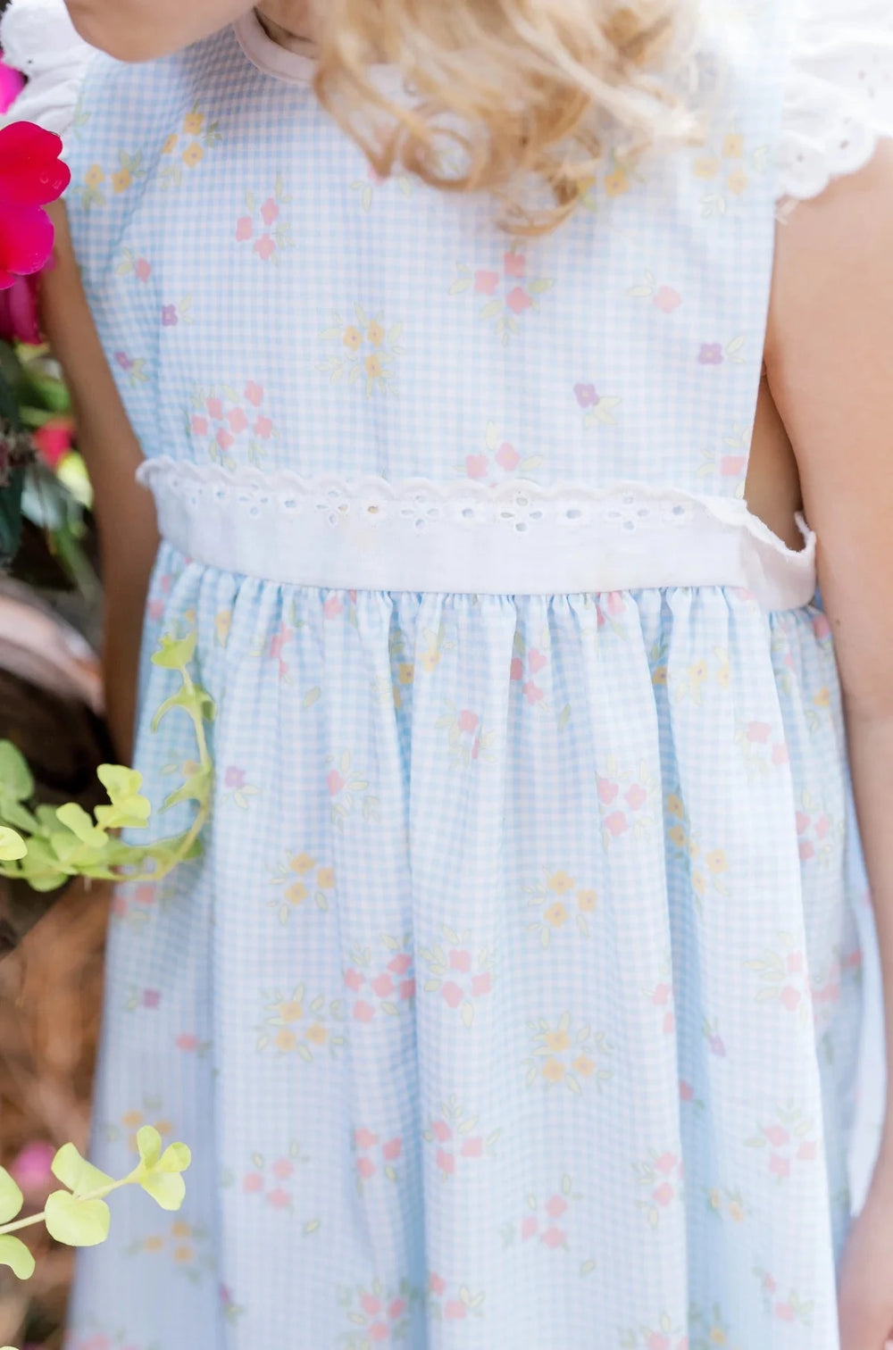 Pinafore Dress - Spring Time Blooms Girl Dress Lullaby Set 