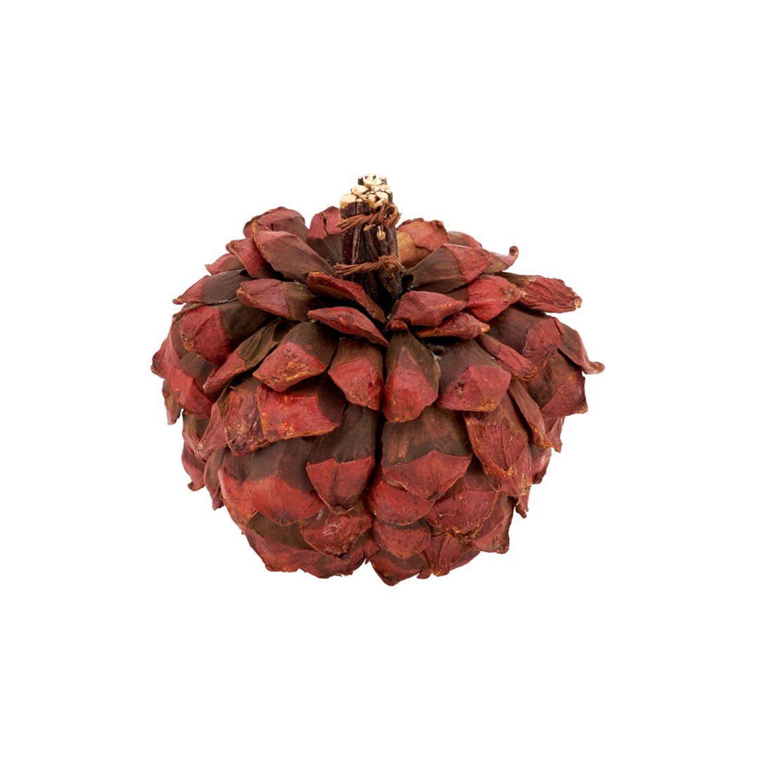 Pinecone Pumpkins Fall Decor Saro 5" 