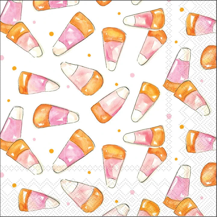 Pink Candy Corn Cocktail Napkin Cocktail Napkins Boston International 