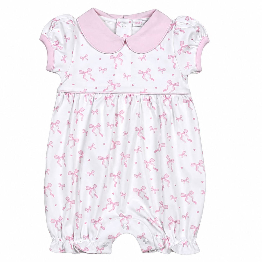 Pink Coquettes Pima Bubble Girl Bubble Baby Loren 