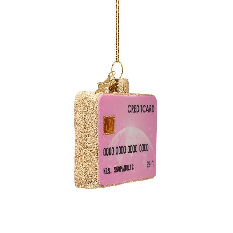 Pink Credit Card Ornament Christmas Ornament Vondels 