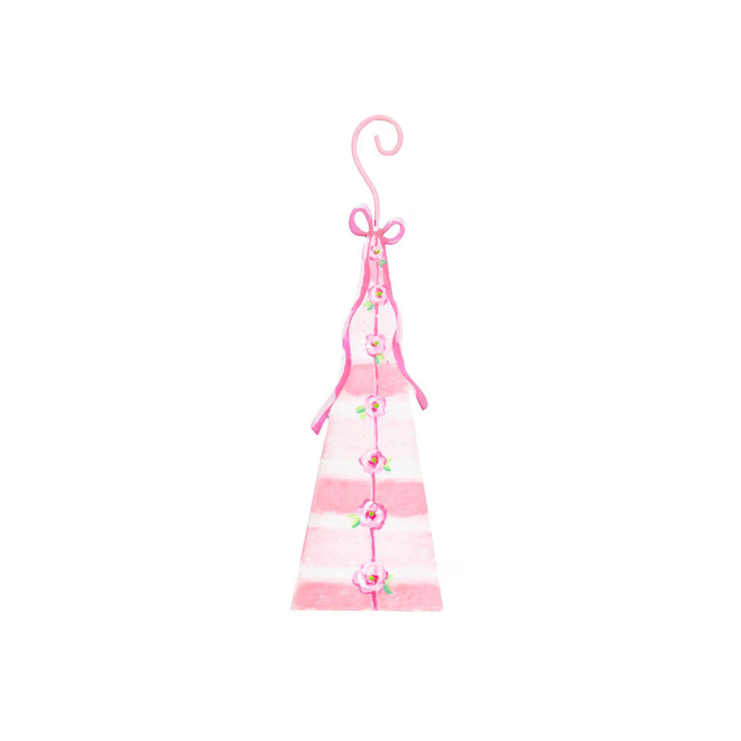 Pink Fanciful Tree Ornaments Christmas Ornament Round Top Collection Small 
