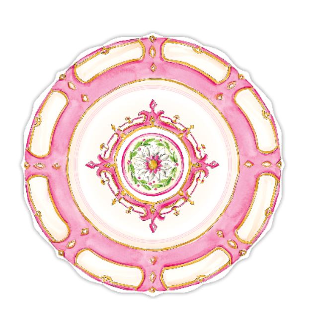 Pink Garden Party Paper Coasters Coasters Rosanne Beck 