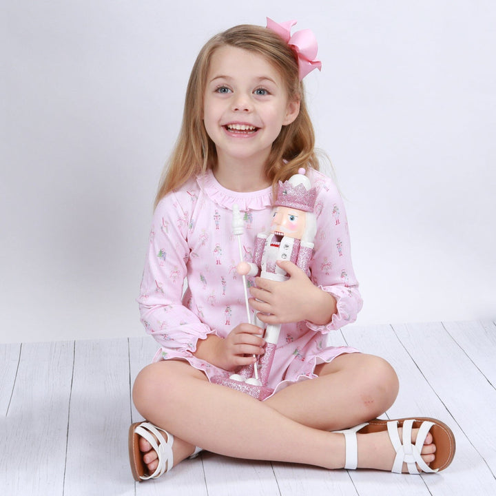 Pink Nutcracker Pima Dress Girl Dress Baby Loren 
