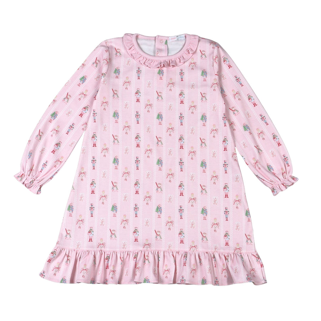 Pink Nutcracker Pima Dress Girl Dress Baby Loren 