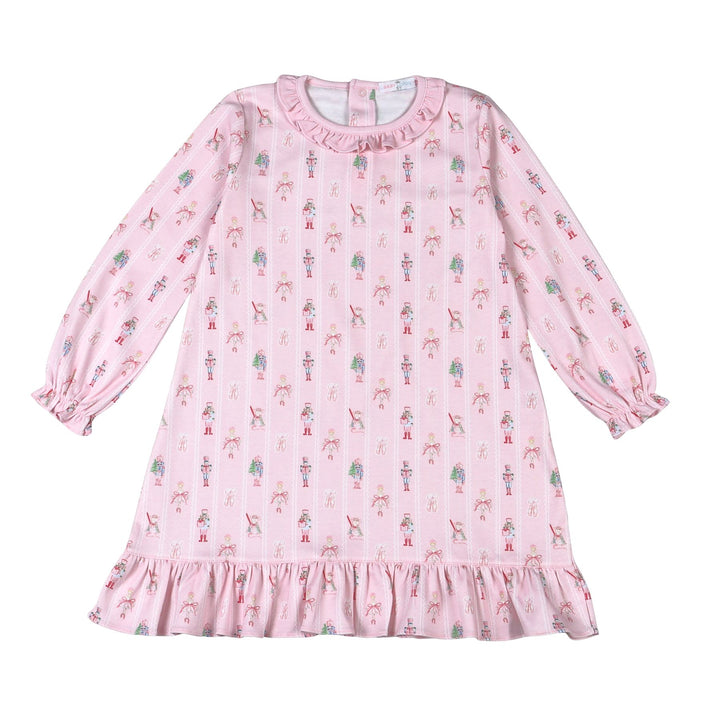 Pink Nutcracker Pima Dress Girl Dress Baby Loren 