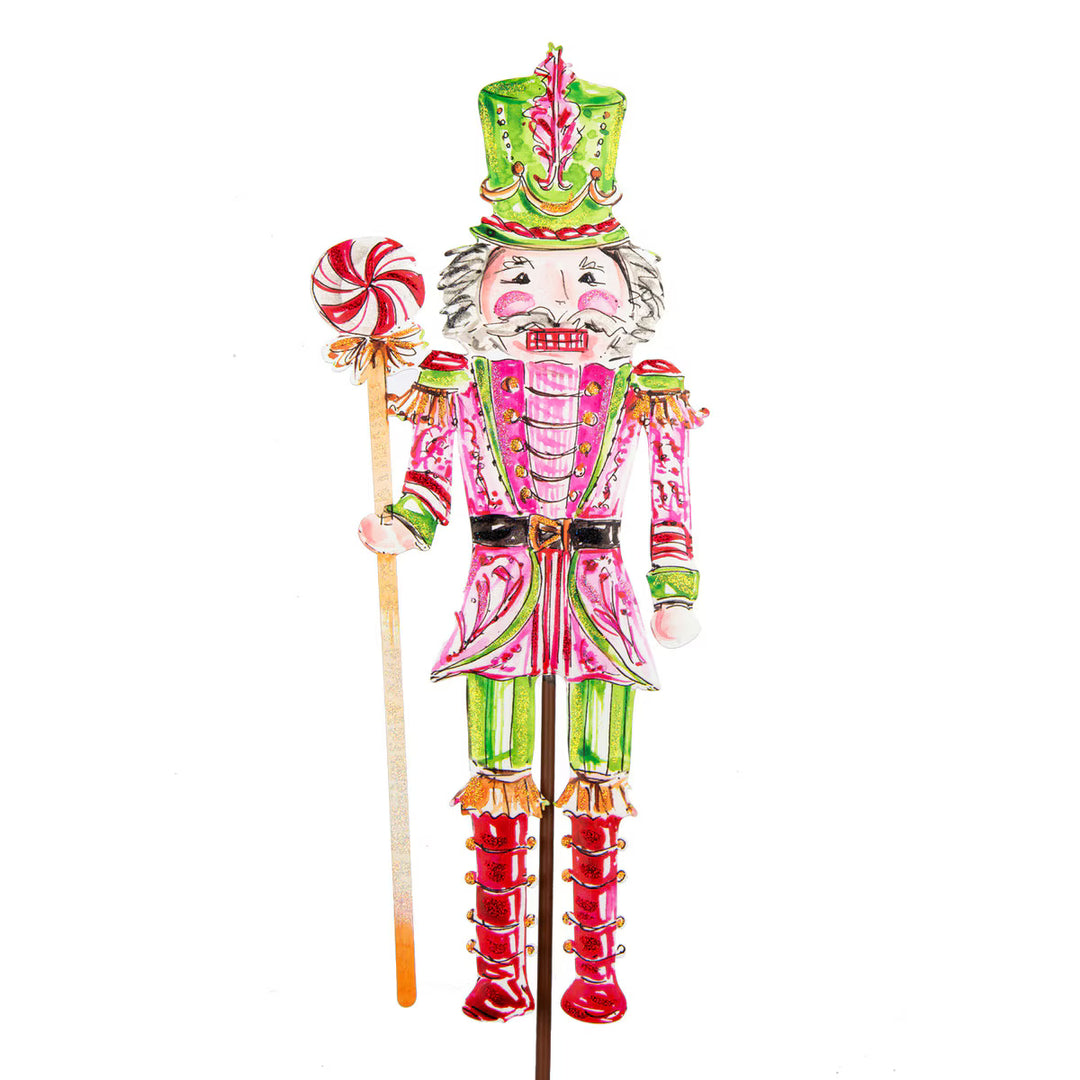 Pink Nutcracker Stake Door Hanger Round Top Collection 
