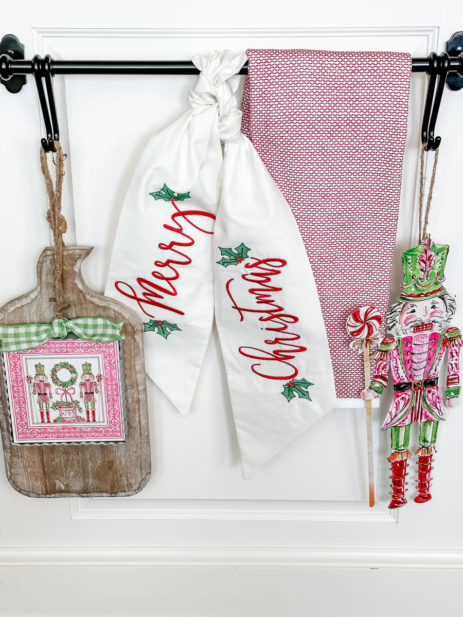 Pink Nutcracker Stake Door Hanger Round Top Collection 