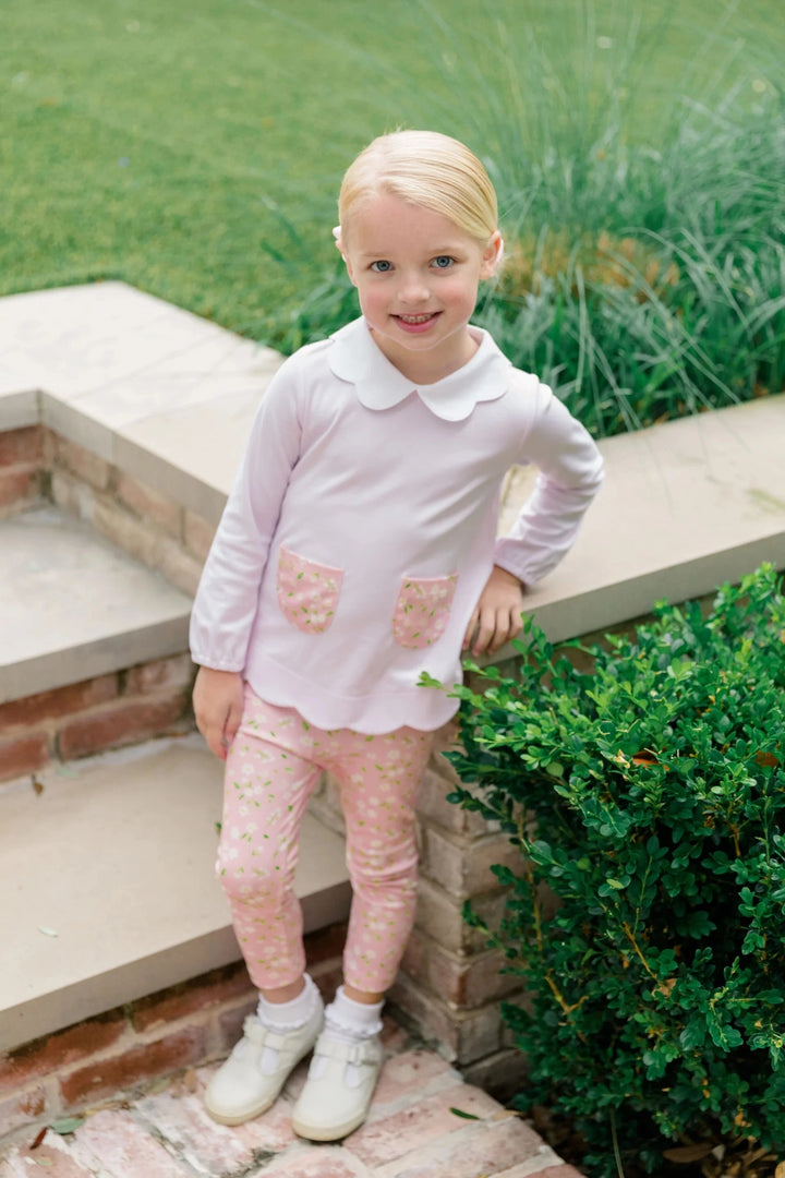 Pink Petal Tunic Set Girl Set Proper Peony 