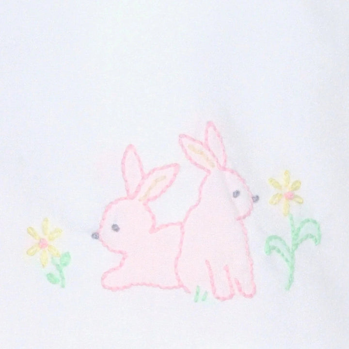 Pink Peyton Diaper Set with Shadow Embroidery Bunnies Girl Bloomer Set Remember Nguyen - Baby Sen 