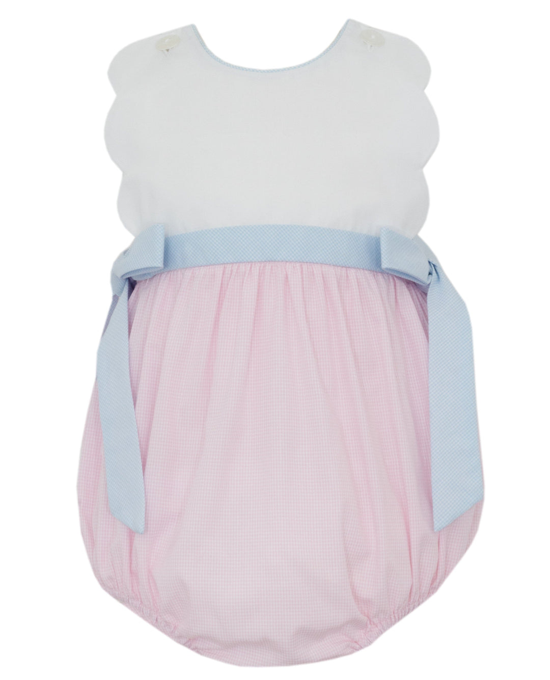 Pink Scallop Bow Sun Bubble Girl Bubble Petit Bebe 