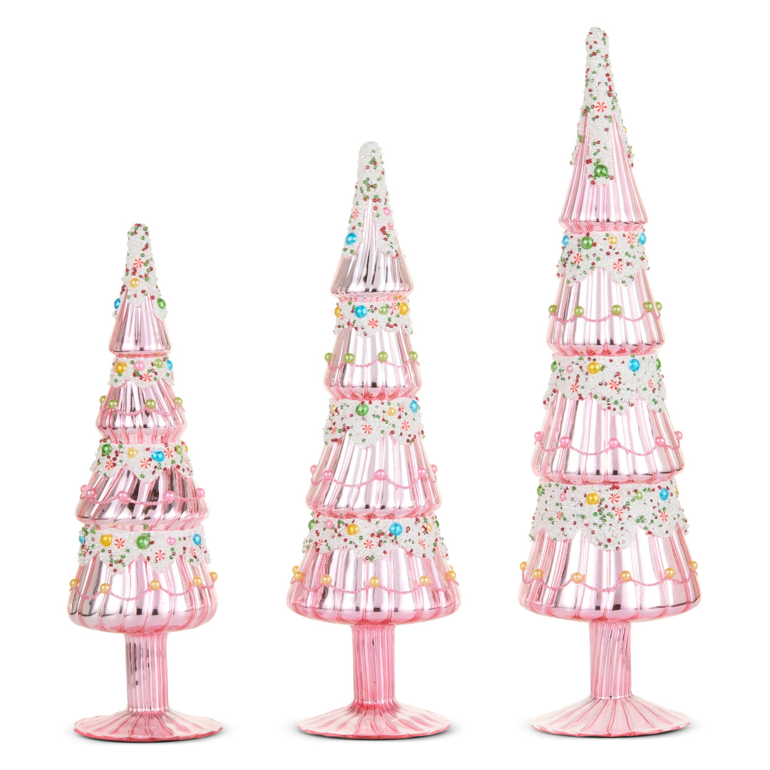 Pink Sprinkle Trees Christmas Decor The Royal Standard 