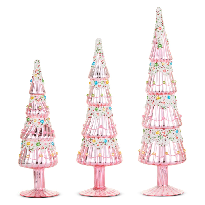 Pink Sprinkle Trees Christmas Decor The Royal Standard 