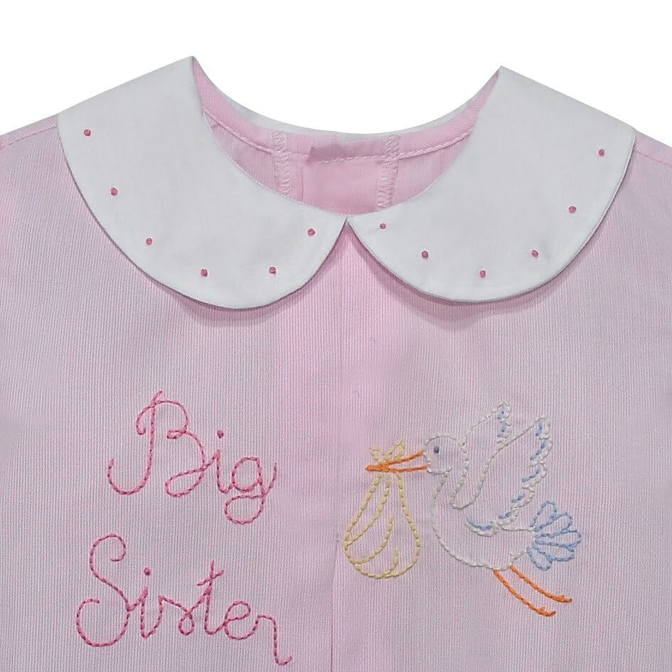 Pink Sydney Dress Big Sister with Stork Girl Dress Remember Nguyen 