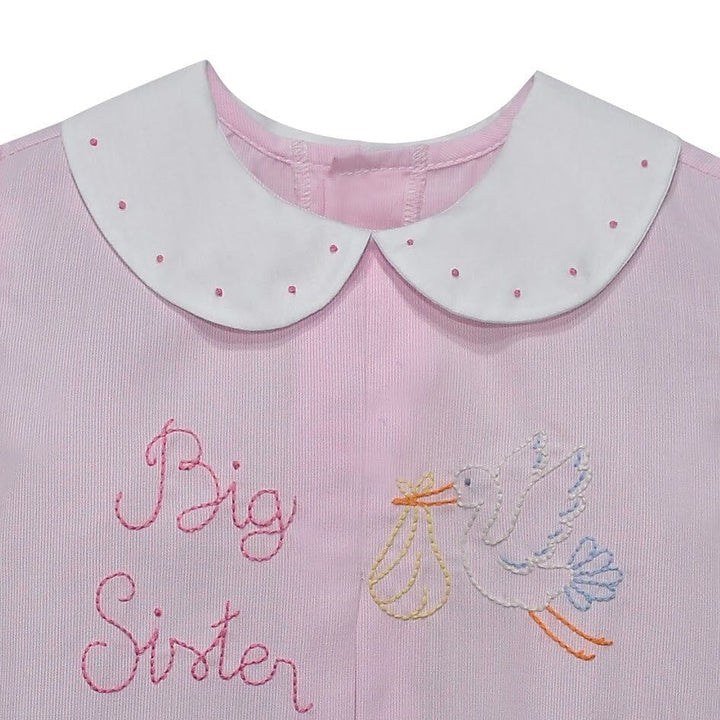Pink Sydney Dress Big Sister with Stork Girl Dress Remember Nguyen 